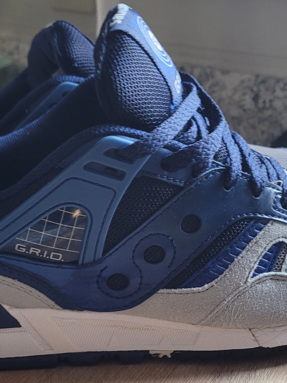Saucony Kids Grid Runner Sneakers - Navy Blue